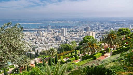 Haifa, uma cidade de Israel.